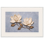 Bronze Magnolia, flowers and botanical. Archival framed fine art print shown framed.