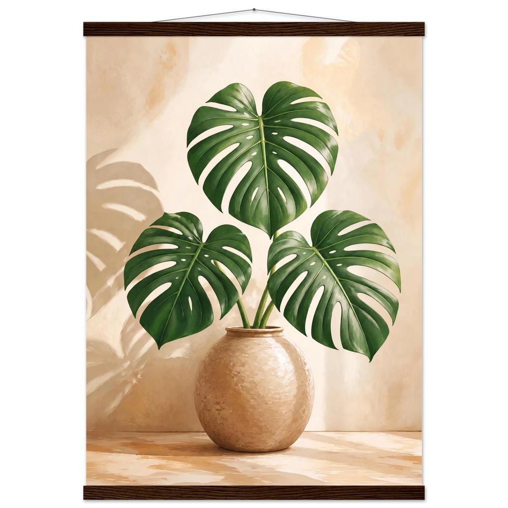 Vessel and Shadow: mediterranean and earth tones. Fine art poster, alternate frame and size.