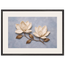 Bronze Magnolia: flowers and botanical. Framed fine art print, alternate frame and size.