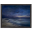 Blue Hour Shore: sea and coastal landscape. Framed fine art print by The Light Stays.