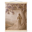 Old Friend: impasto, figure and companion tree. Fine art poster by The Light Stays.