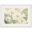 Ivory Lotus Screen: flowers and botanical. Museum-quality framed fine art print.