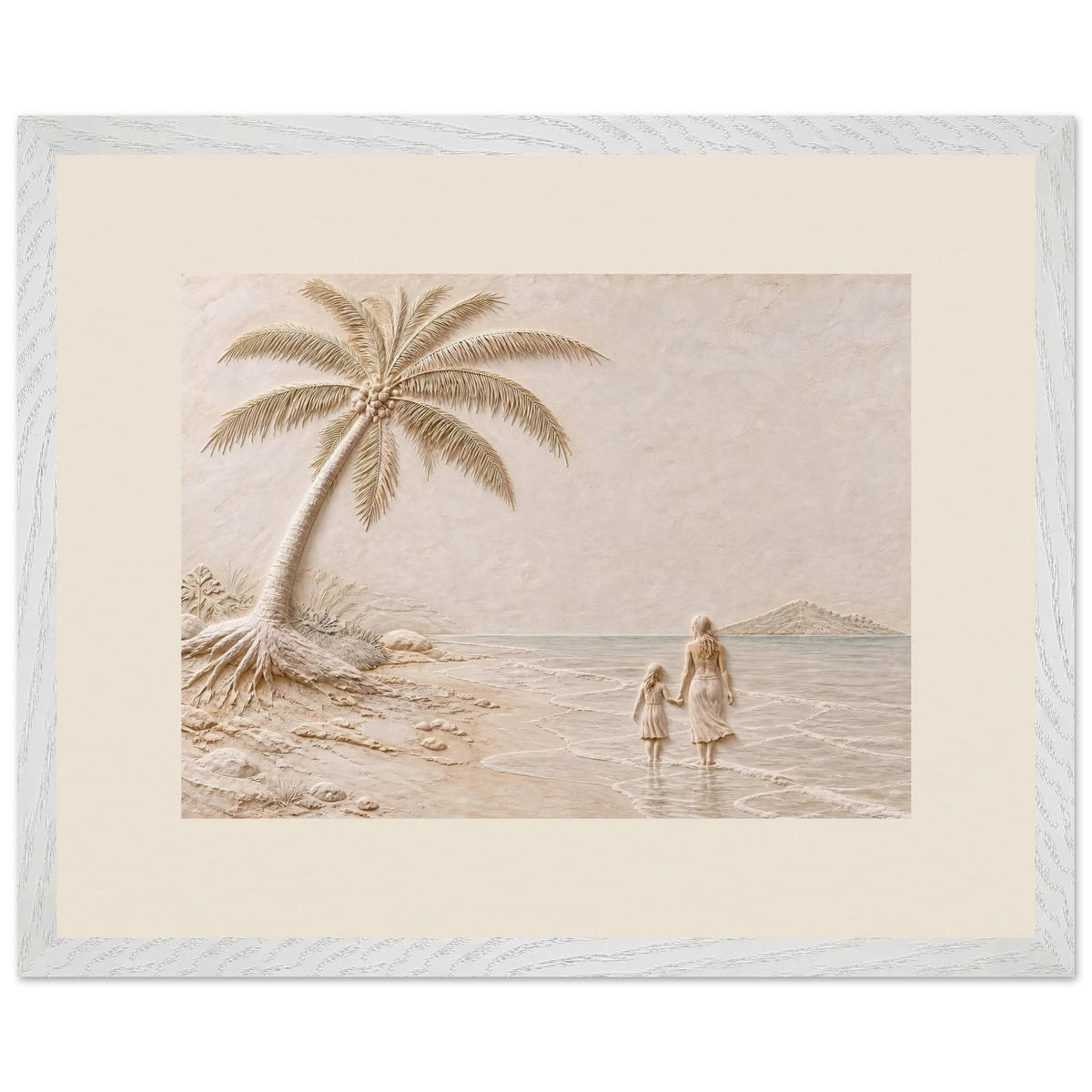 First Tide: sea and coastal landscape. Framed fine art print by The Light Stays.