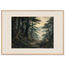 Cypress Passage: japanese art and japandi. Framed fine art print, alternate frame and size.