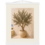 Olive Terrace: landscape and sun. Fine art poster, alternate frame and size.