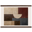 Blocos de Vinho, pôster abstrato com suporte de madeira da The Light Stays.
