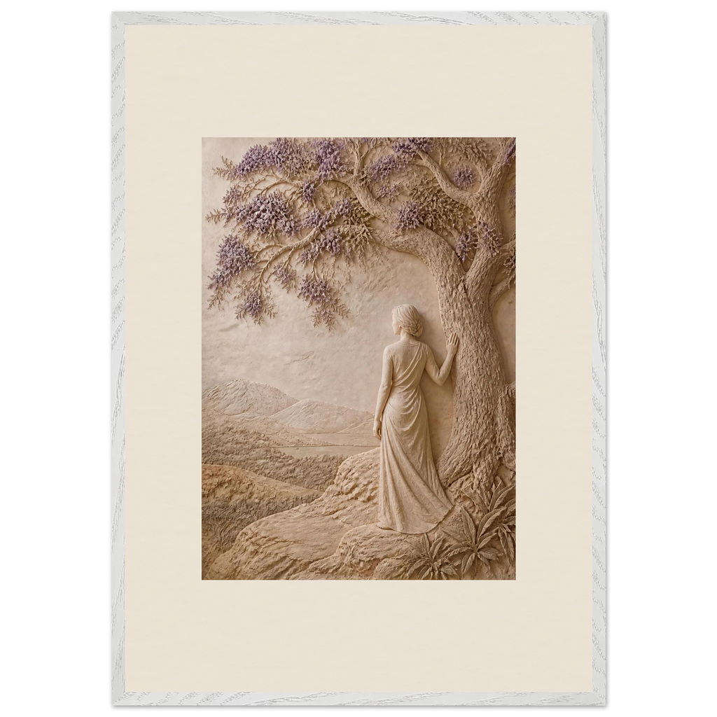 Old Friend, petra and herbarium. Archival framed fine art print shown framed.