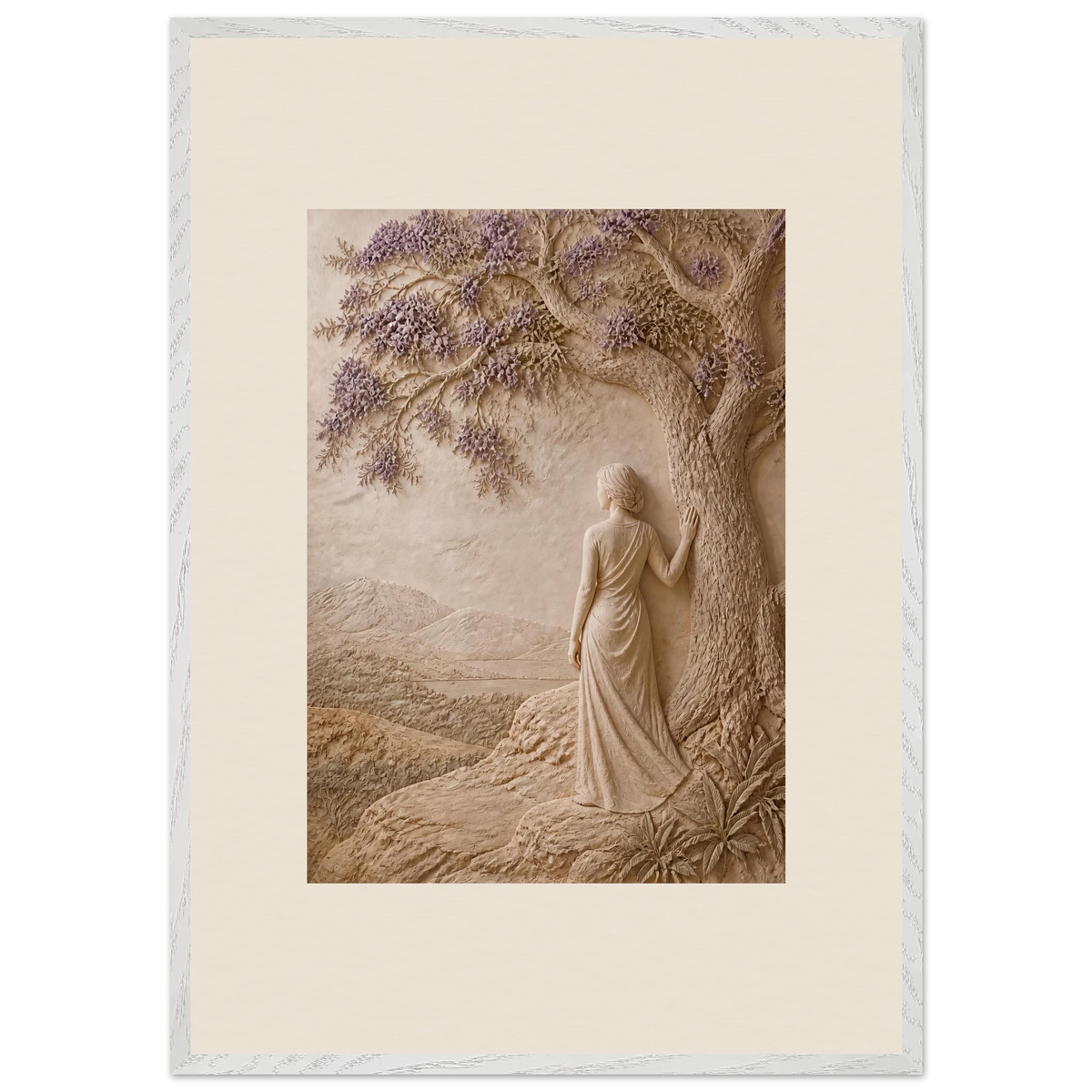 Old Friend, petra and herbarium. Archival framed fine art print shown framed.