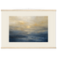 Golden Sea Mist, sea and coastal landscape. Archival fine art poster shown framed.