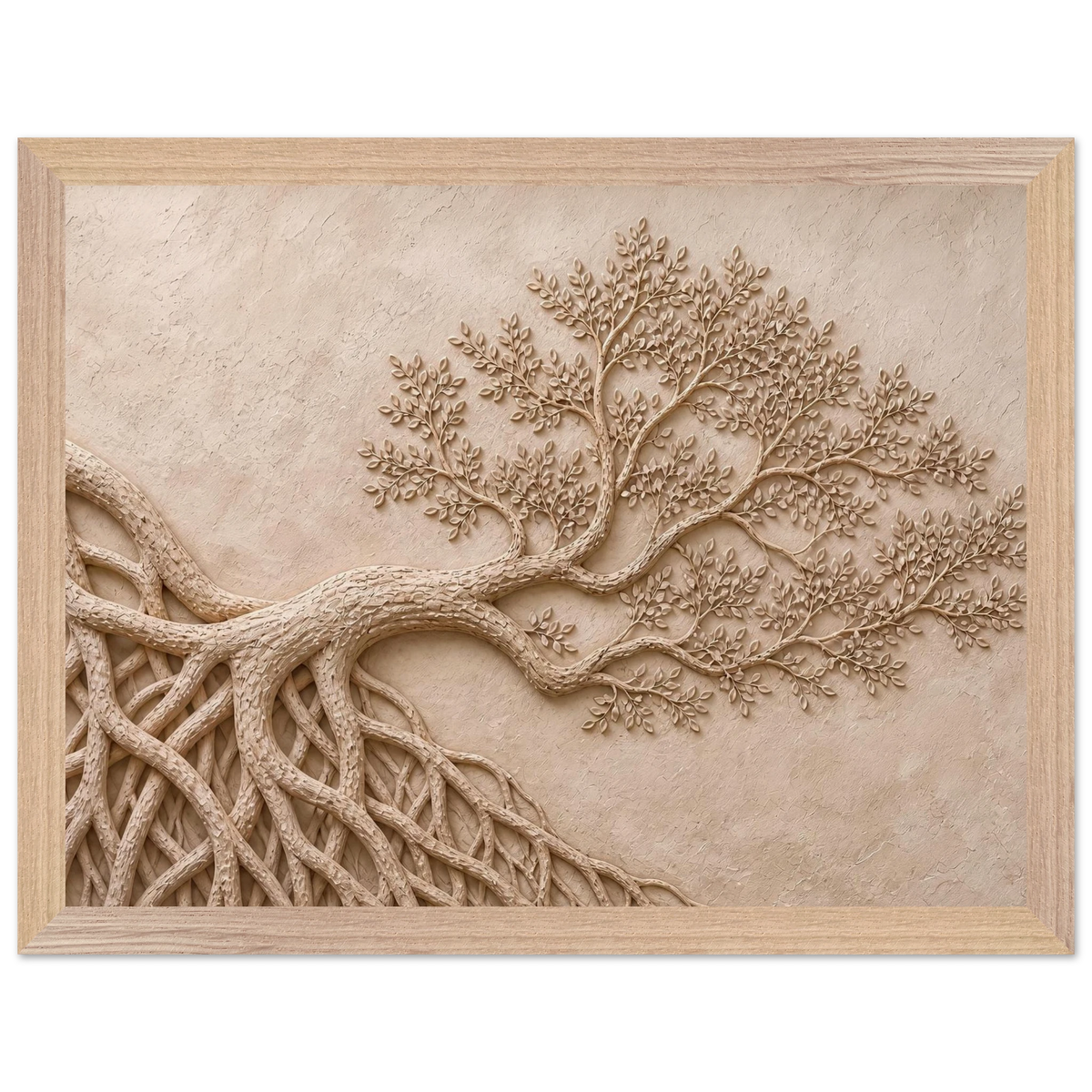 Root Lattice: petra and herbarium. Museum-quality framed fine art print.