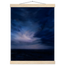 Blue Hour Field: night, horizon and deep blue. Fine art poster.