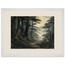 Cypress Passage, japanese art and japandi. Archival framed fine art print shown framed.