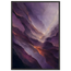 Violet Infinity: moon and night. Framed fine art print by The Light Stays.