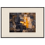 Citrine Seam, lumen and siena. Archival framed fine art print shown framed.