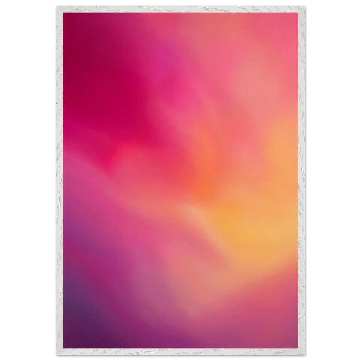 Magenta Plume: gradient, magenta and movement. Framed fine art print by The Light Stays.