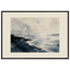 Tidal Ink: sea and coastal landscape. Framed fine art print by The Light Stays.