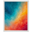 Teal and Orange: gradient, sea and dusk. Framed fine art print by The Light Stays.