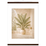 Courtyard Noon: landscape and sun. Fine art poster, alternate frame and size.