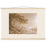 Sandstone Dawn, lumen and siena. Archival fine art poster shown framed.