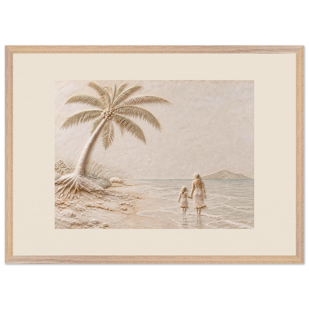 First Tide: sea and coastal landscape. Museum-quality framed fine art print.