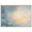 Dawn after Rain: sunrise, coastline and washed light. Framed fine art print, alternate frame and size.
