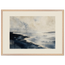 Tidal Ink: sea and coastal landscape. Framed fine art print by The Light Stays.