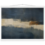 Ivory Crossing: abstract, ivory and serene lines. Fine art poster by The Light Stays.