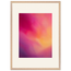 Magenta Plume, gradient, magenta and movement. Archival framed fine art print shown framed.