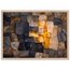 Citrine Seam: lumen and siena. Framed fine art print by The Light Stays.