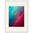 Wine Hour: gradient, dusk and deep color. Museum-quality framed fine art print.