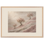 Blossom Terraces, flowers and botanical. Archival framed fine art print shown framed.