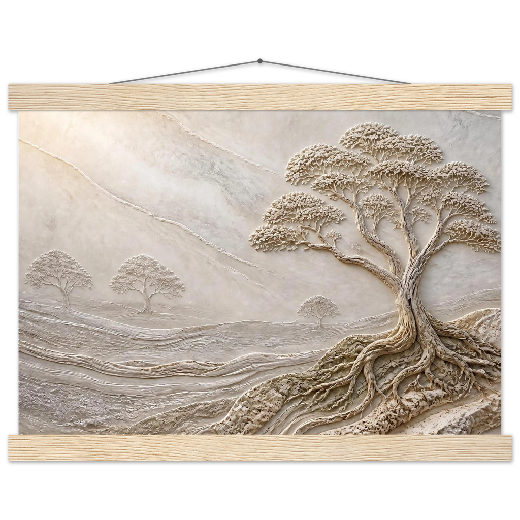 Old Growth: petra and herbarium. Museum-quality fine art poster.