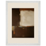 Terracotta Diptych, Panel II of II: two panels, terracotta and cream. Framed fine art print, alternate frame and size.