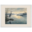 Heron at Dawn: japanese art and japandi. Framed fine art print by The Light Stays.