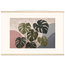 Monstera Sun: botanical and nature. Fine art poster, alternate frame and size.