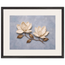 Bronze Magnolia: flowers and botanical. Framed fine art print, alternate frame and size.