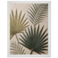 Carved Fronds: impasto, leaves and sand tones. Museum-quality framed fine art print.