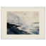 Tidal Ink, sea and coastal landscape. Archival framed fine art print shown framed.