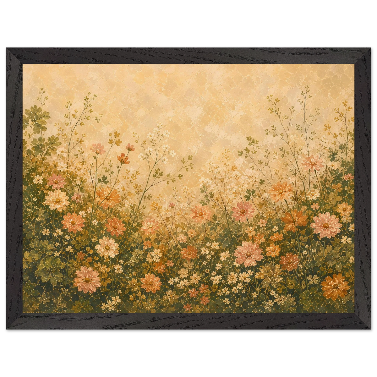 Petal Garden: flowers, botanical and abundance. Framed fine art print by The Light Stays.