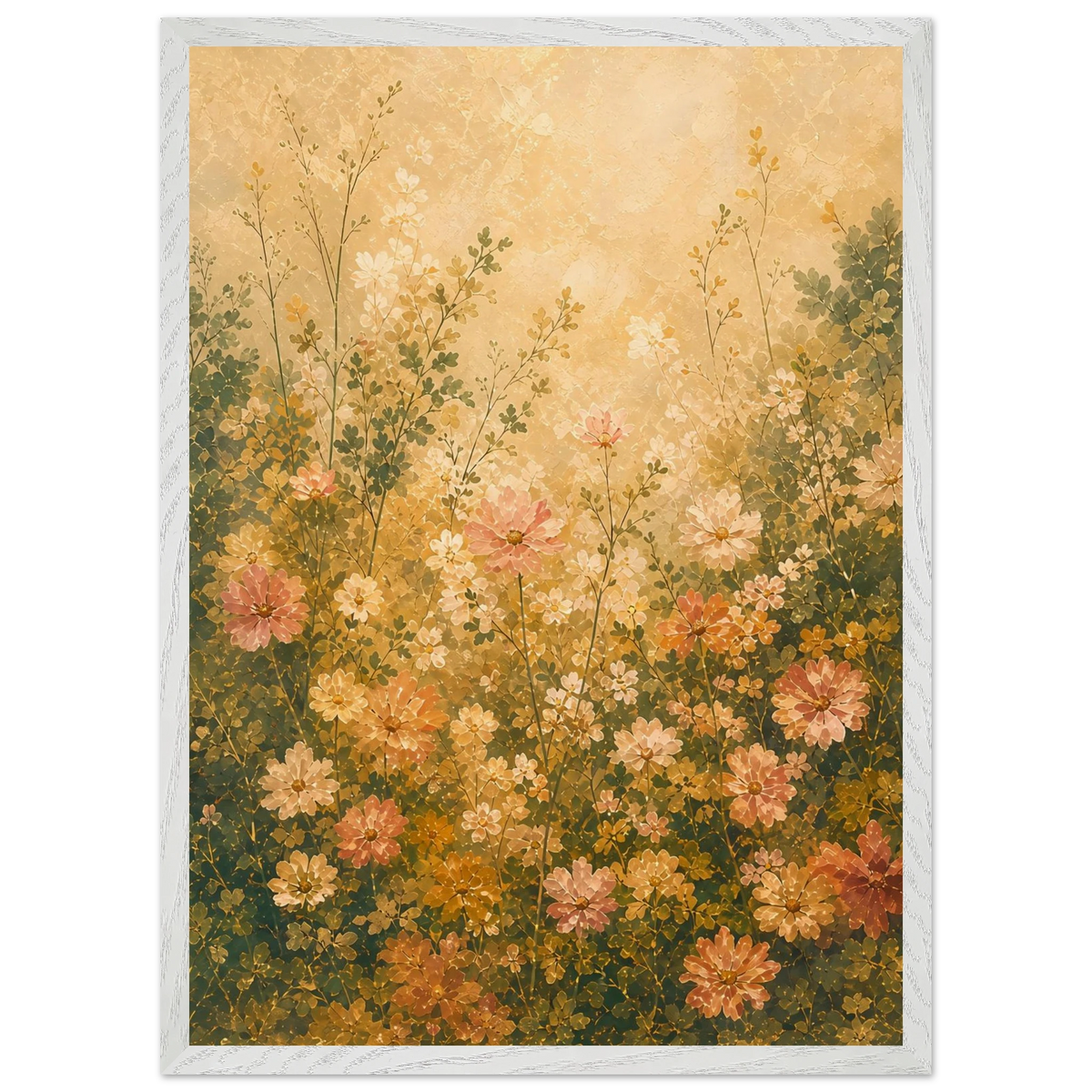 Petal Garden: flowers, botanical and abundance. Framed fine art print by The Light Stays.