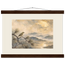 Golden Moon Bird: japanese art and japandi. Fine art poster, alternate frame and size.