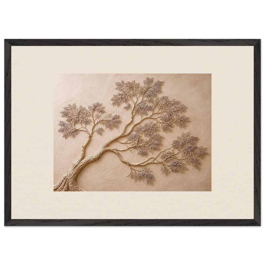 Lilac Reach: petra and flora. Museum-quality framed fine art print.