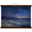 Blue Hour Shore: sea and coastal landscape. Museum-quality fine art poster.