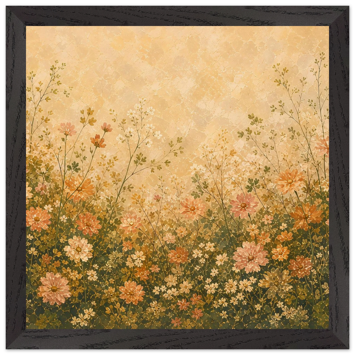 Petal Garden: flowers, botanical and abundance. Framed fine art print by The Light Stays.