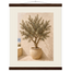Olive Terrace: landscape and sun. Fine art poster, alternate frame and size.