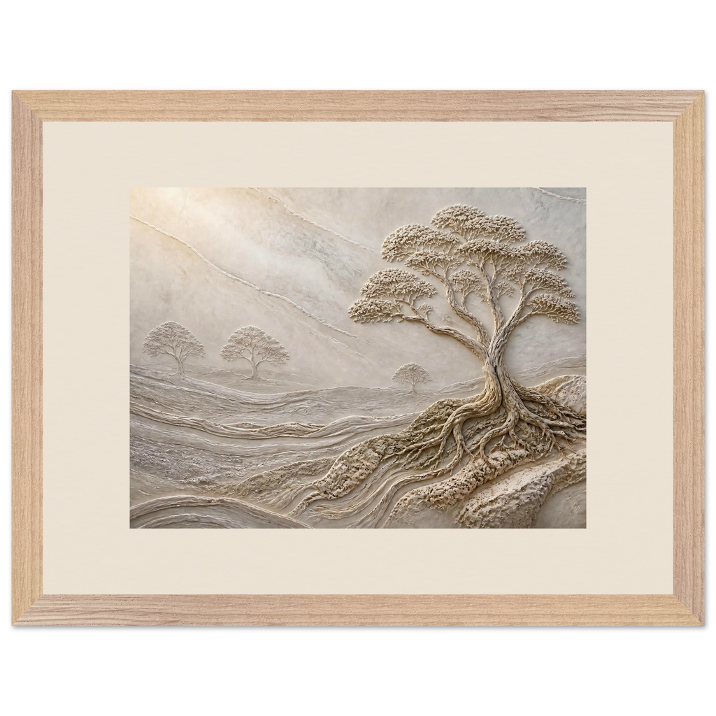 Old Growth: petra and herbarium. Museum-quality framed fine art print.