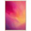 Magenta Plume: gradient, magenta and movement. Framed fine art print, alternate frame and size.