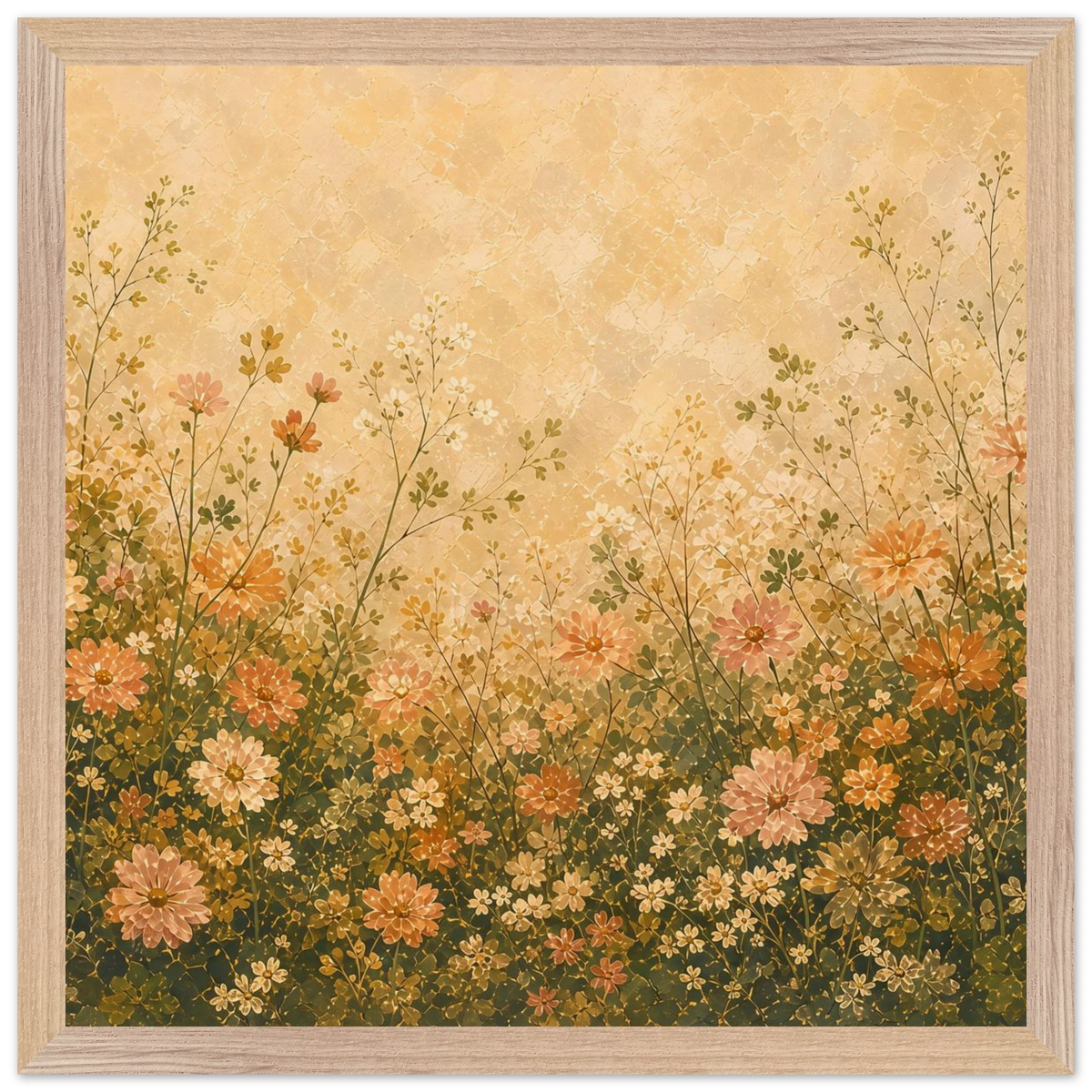 Petal Garden: flowers, botanical and abundance. Framed fine art print by The Light Stays.
