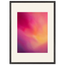 Magenta Plume: gradient, magenta and movement. Framed fine art print, alternate frame and size.