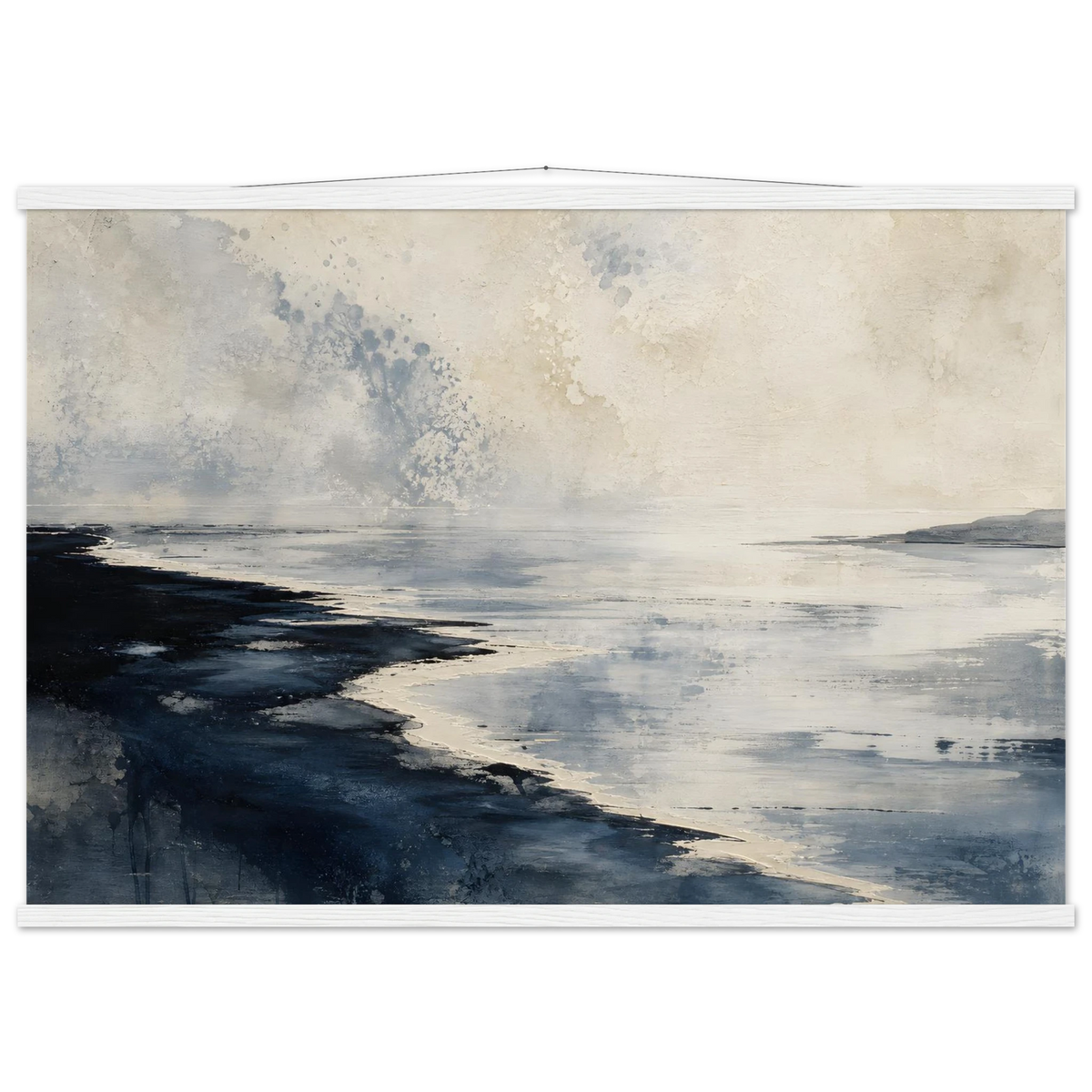 Tidal Ink: sea and coastal landscape. Fine art poster by The Light Stays.